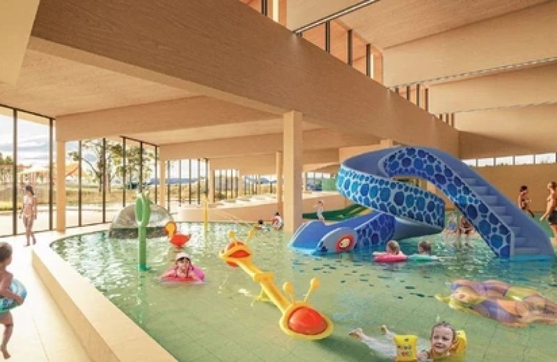 Lago bredene grasduinen kinderbad