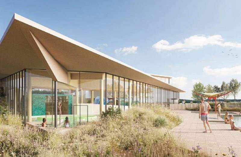 Lago bredene zwembad sport complex render